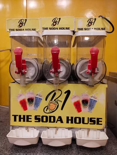 soda slush and ice cream machine