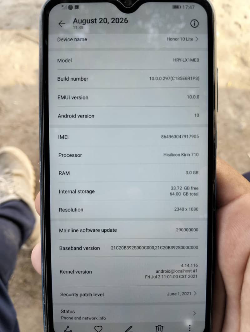 Honor 10 Lite 0