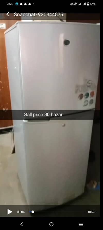 fridge for sell at home