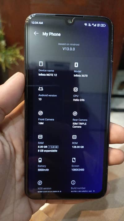 Infinix Note 12 G96