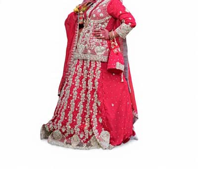 Bridel lahnga with hand pouch 