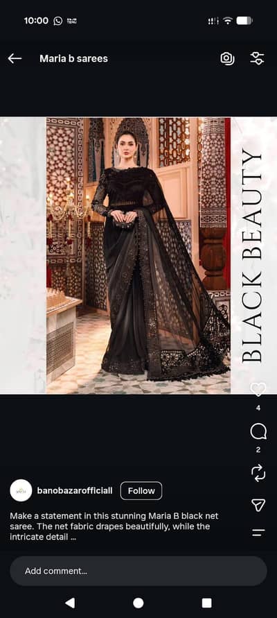 Maria b sarees