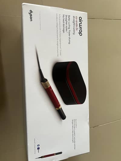 Dyson Airwrap Co-anda2x Straight+Wavy Red Velvet & Gold – HS09