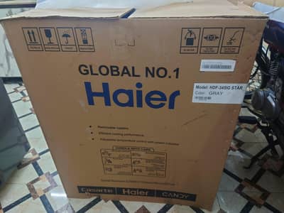 haier deep freezer 2026 model 345 inverter brand new