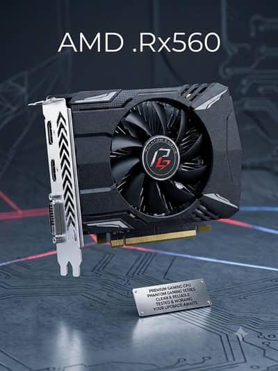 AMD Radeon RX 560 4GB - 100% OK / Perfect for Gaming