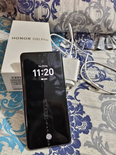 Honor 200 Pro with complete box