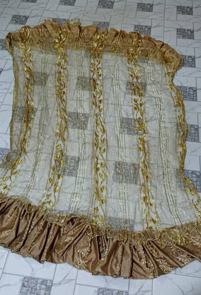 Stylish golden design Curtain