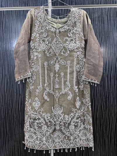 Ladies Fancy  3-Piece handwork stonework   suit
