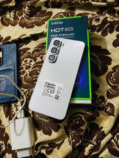 Infinix Hot 60i Dual Sim box or charger exhange only ifone