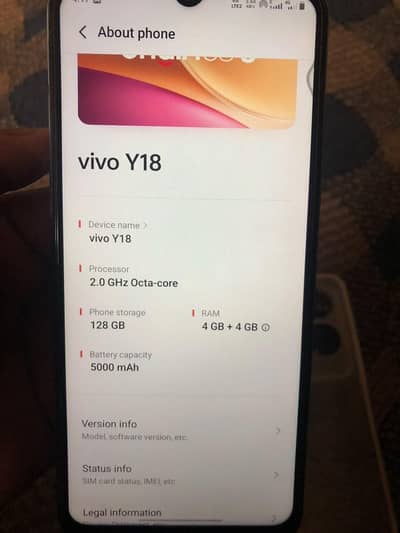 Vivo Y18