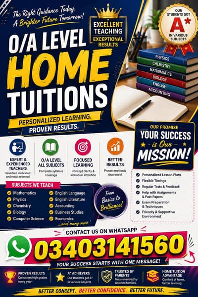 Home tutor available
