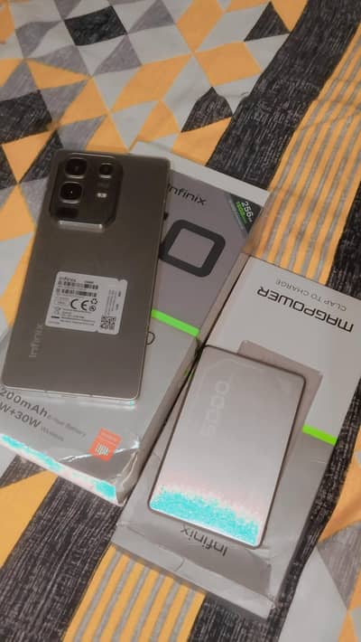 Infinix Note 50 lush condition power bank no use