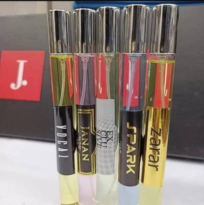 Pocket Perfume Set 5x35ml Black Gold Unisex Sweat Resistant