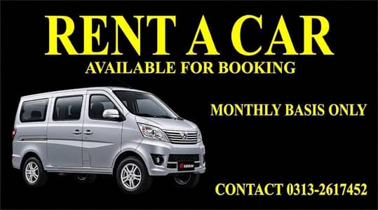 7 Seater Changan karvaan Only monthly basis Available
