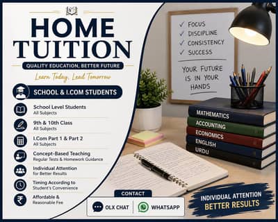 Affordable Home Tutor for Students.