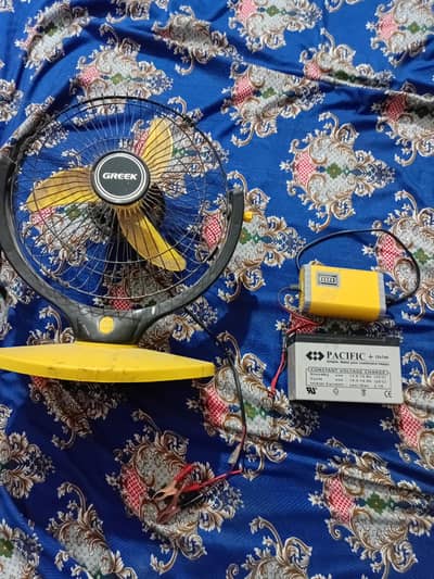 Portable Fan battry charger