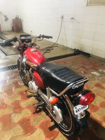 Crown 125 2020 model condition 10/9 engine perfect