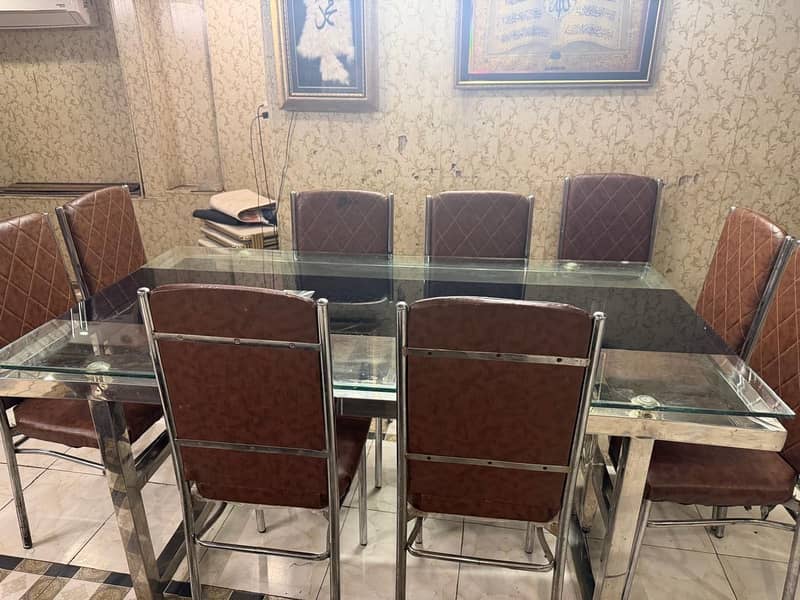 Dining table and dining chairs 0