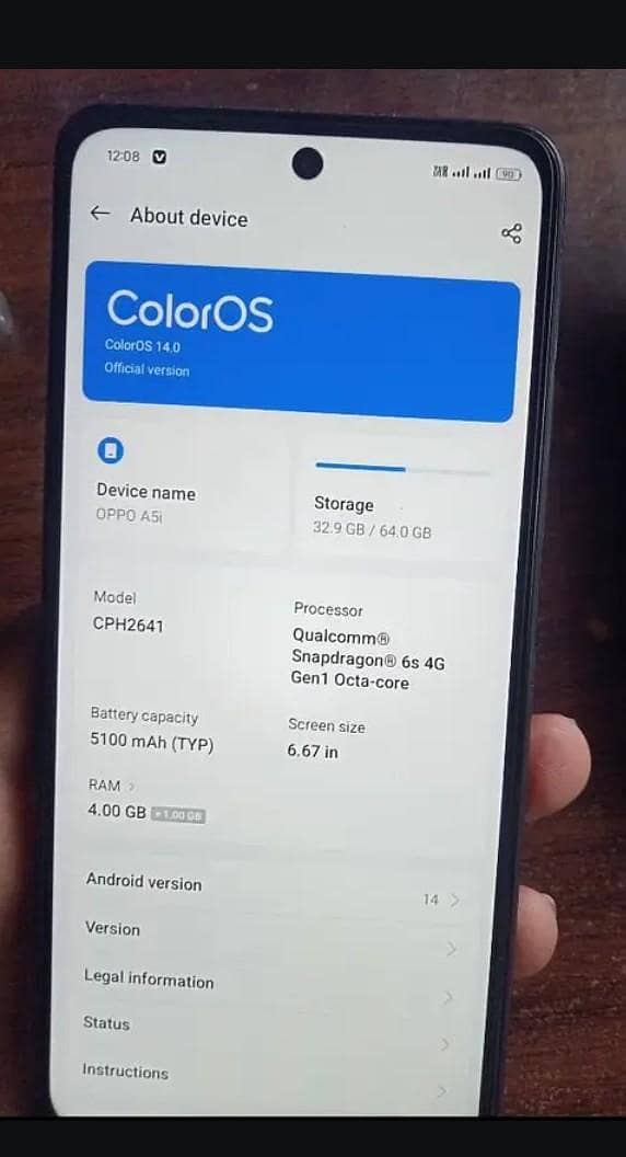 OPPO A5i 0