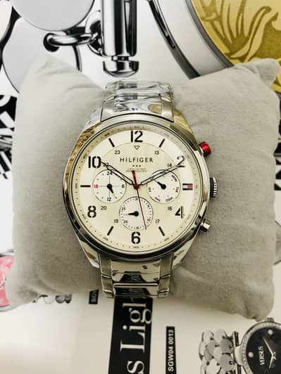 HILFIGER-CHRONOMETER-ORIGINAL & NEW WATCH-SEIKO CITIZEN CASIO ARMANI