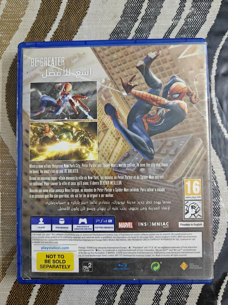 Spiderman PS4 1