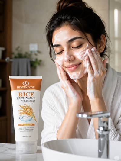 Heaven Dove Rice Face Wash