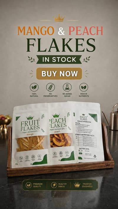  100% Organic Mango Flakes – Pure Fruit, Pure Goodness! 