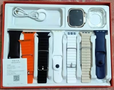 S100 watch with 7 different straps