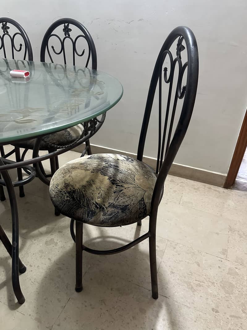 Iron dining table 1