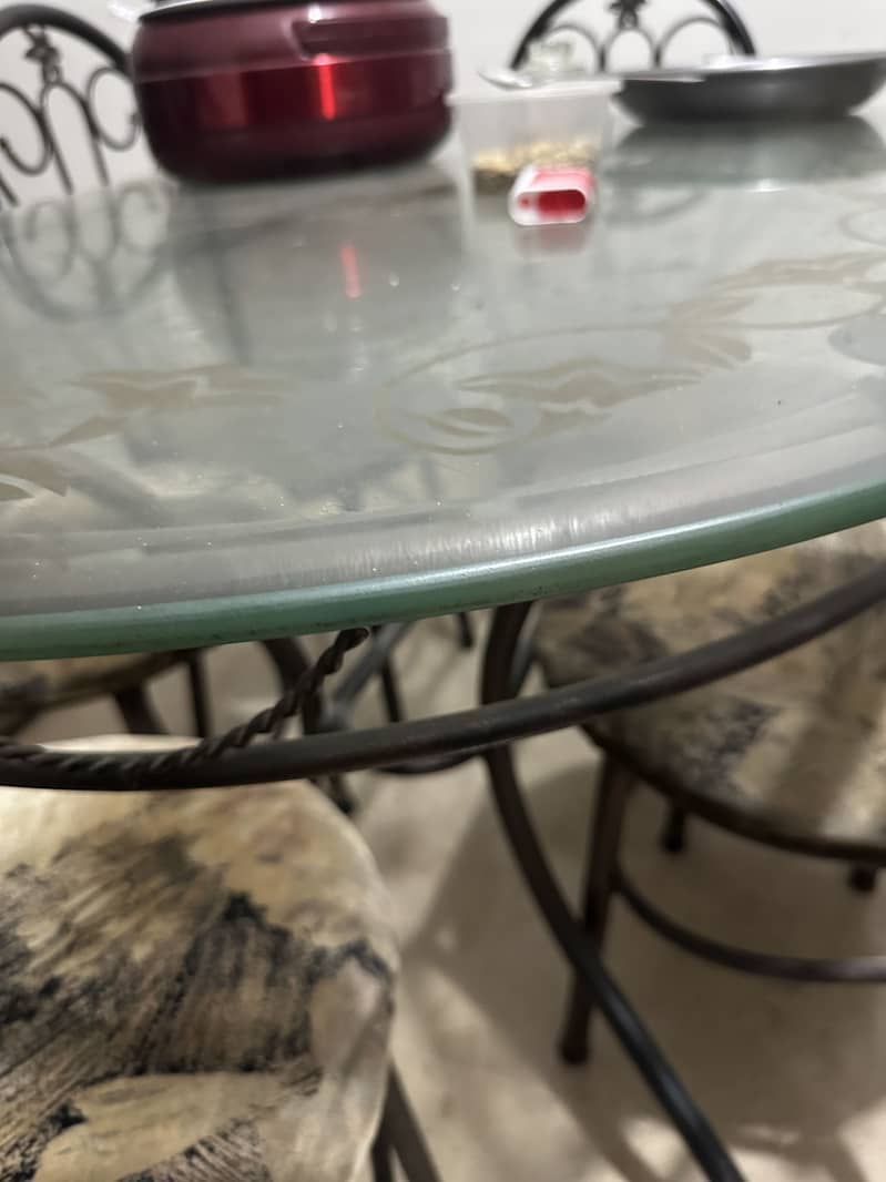 Iron dining table 2