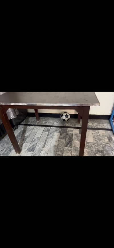 Wooden dining table