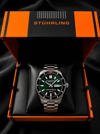 STÜHRLING ORIGINAL DATEMASTER HERITAGE 1004.03 — SWISS AUTOMATIC