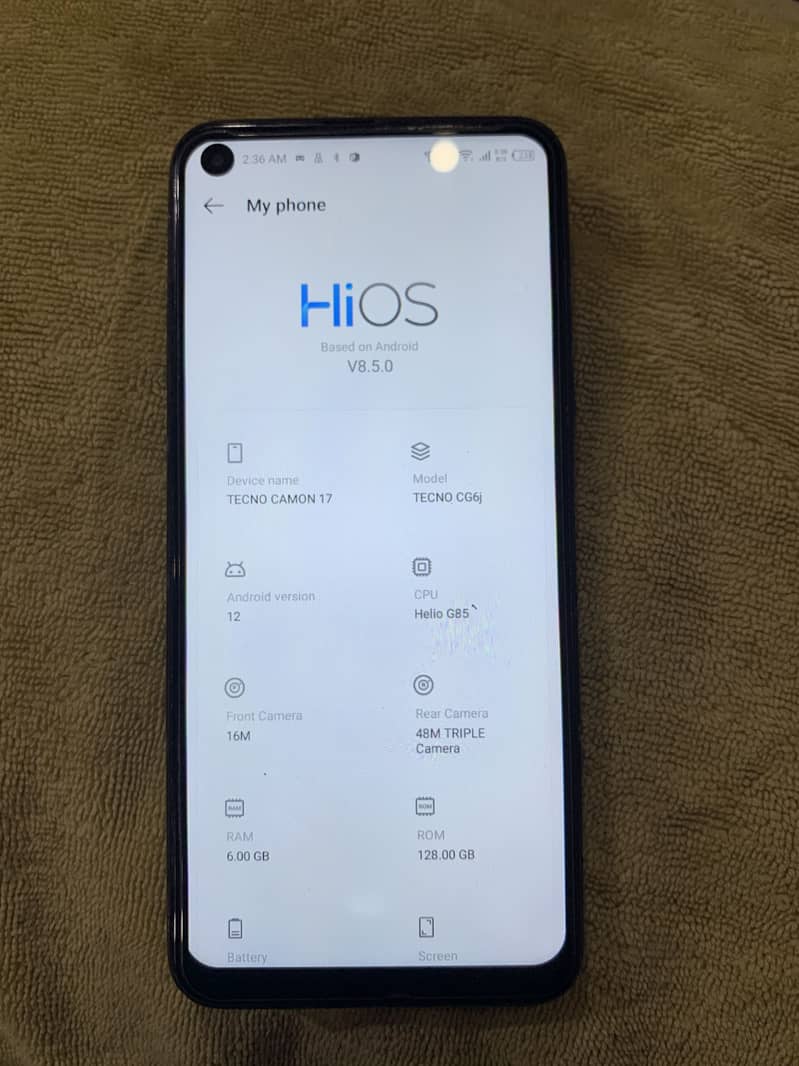 Techno camon 17 1