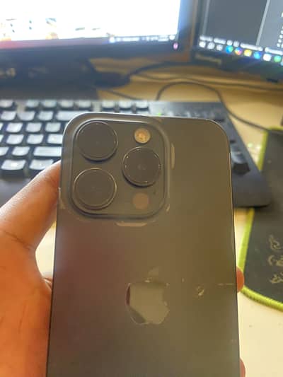 Apple iPhone 15Pro Black Color Factory Unlock 89% Battery Health 128GB