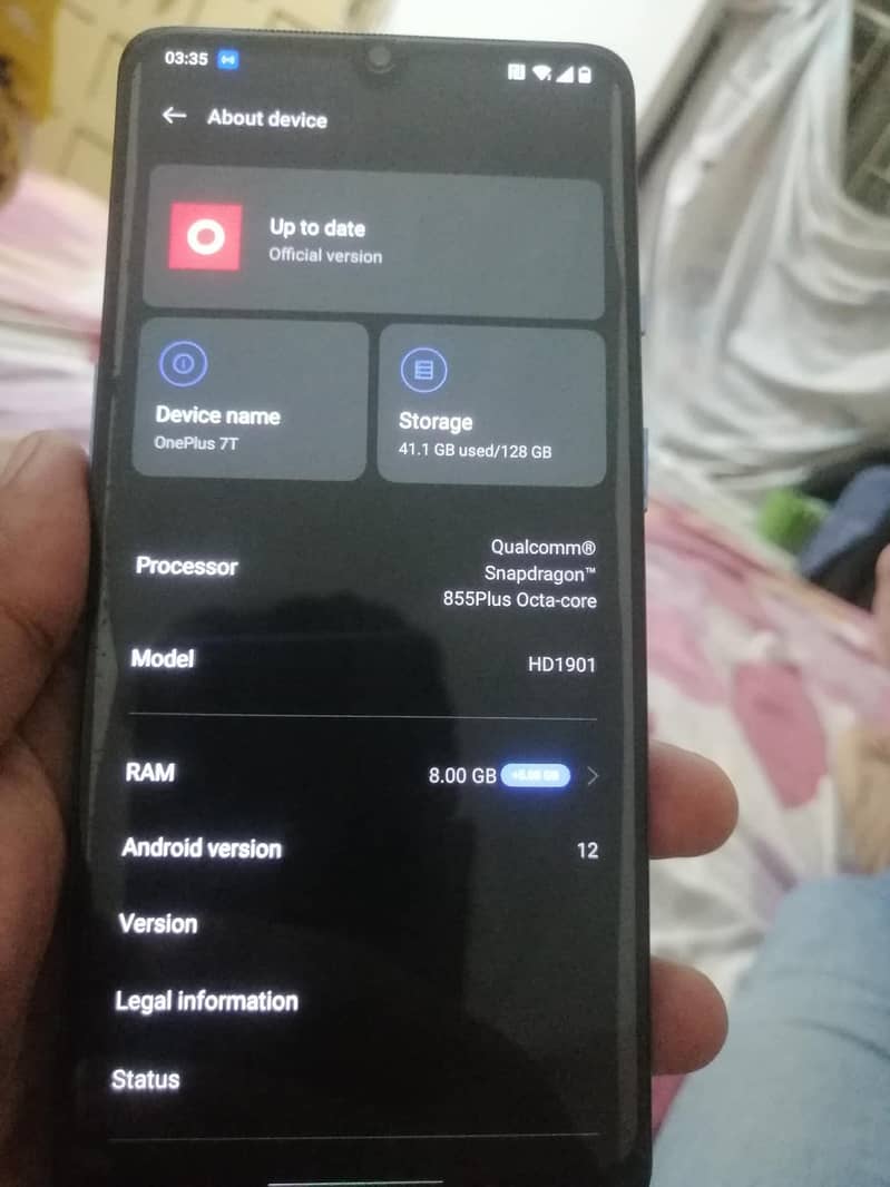 One Plus 7T 5