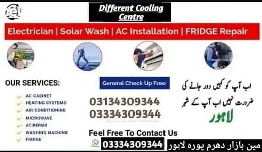All Kinds of Ac & Fridge Repairing available. . . . 03334309344