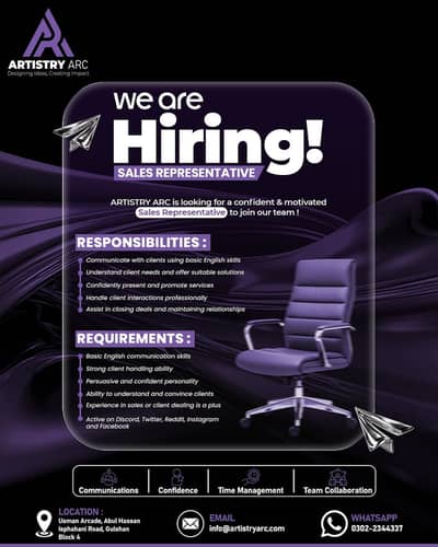 Hiring sales representatives