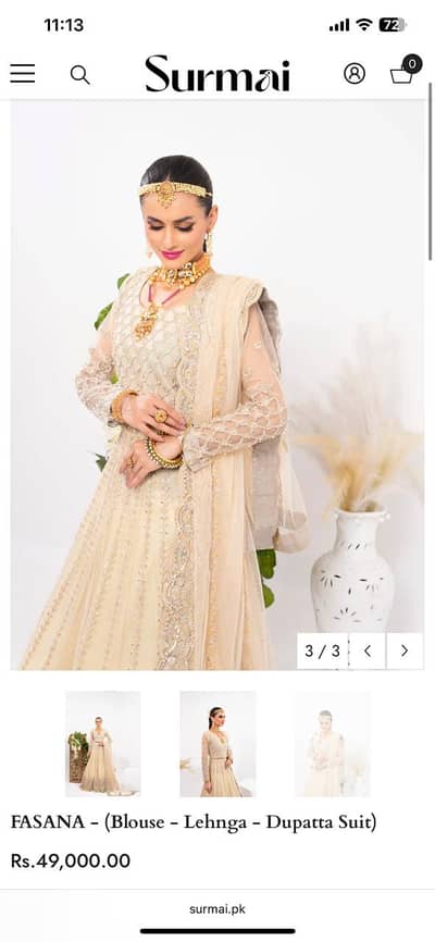 Almost brand new SURMAI article for sale . ( wear only once )
