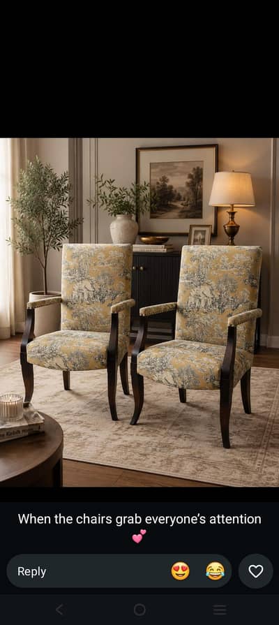 french fabric bedroom chairs