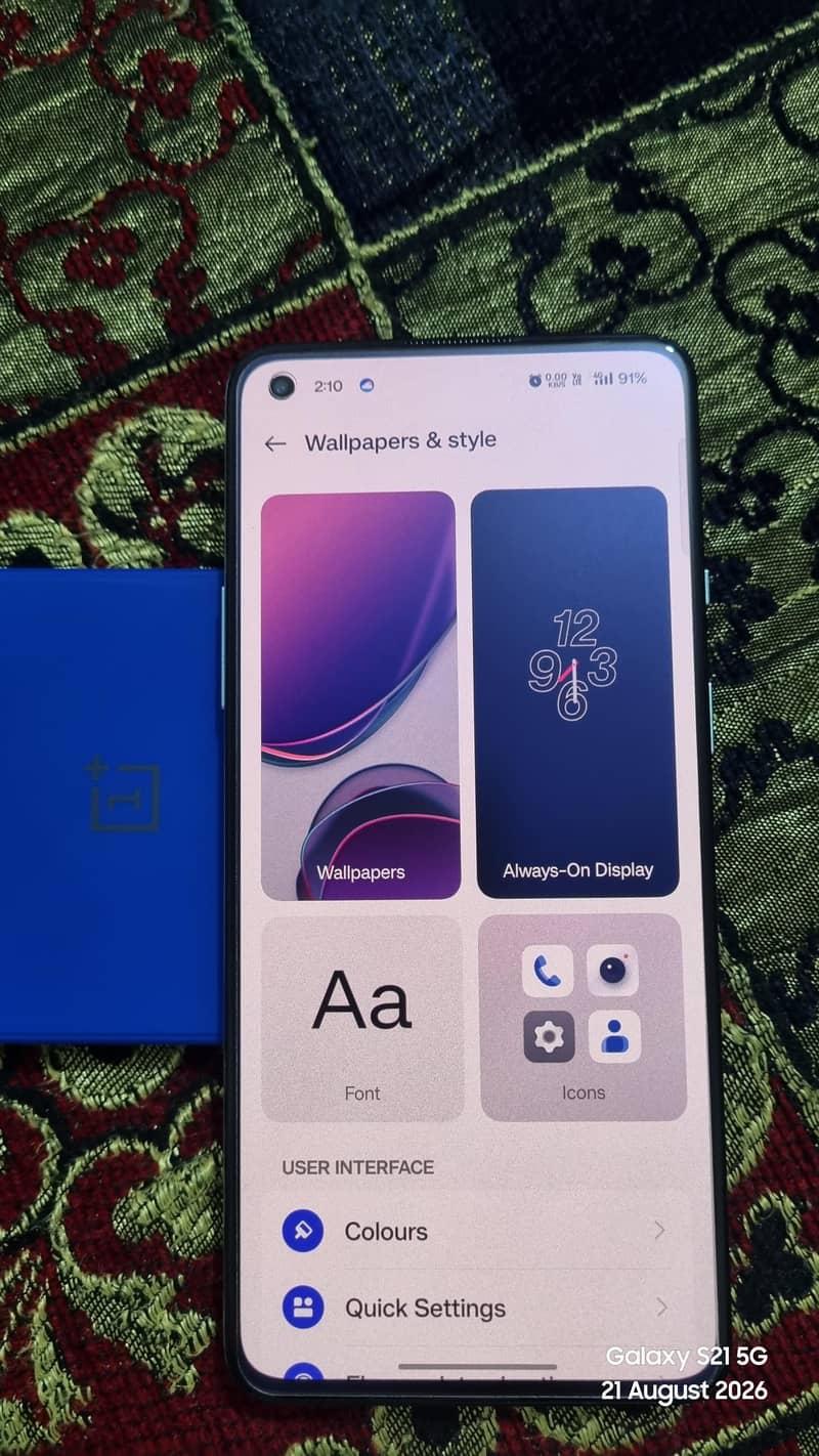One plus 8T Original. 11