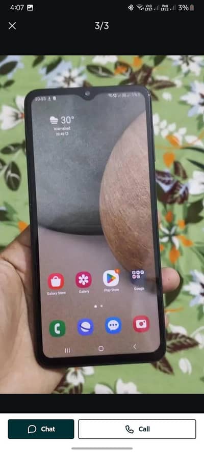 Samsung Mobile A12 4+4 128 all okay box&chrgr avail 10 10 condition