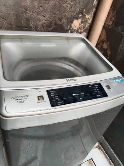 haier automatic washing machine garebox problem only one side chalti h