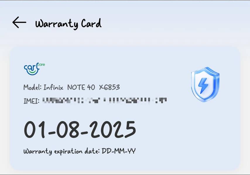 Infinix Note 40 8