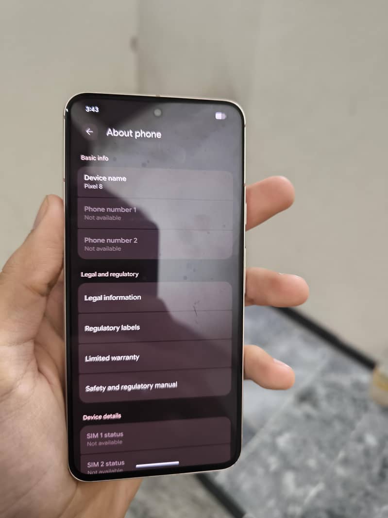Google pixel 8 7