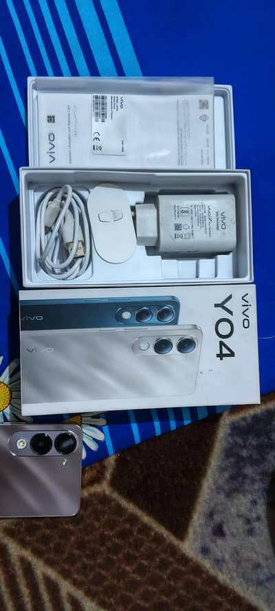 Vivo Y04 4/128 Complete Box with 2 Month warranty