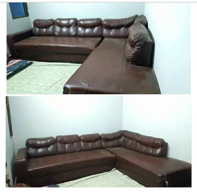 L shape sofa