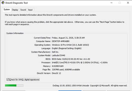 Dell Laptop