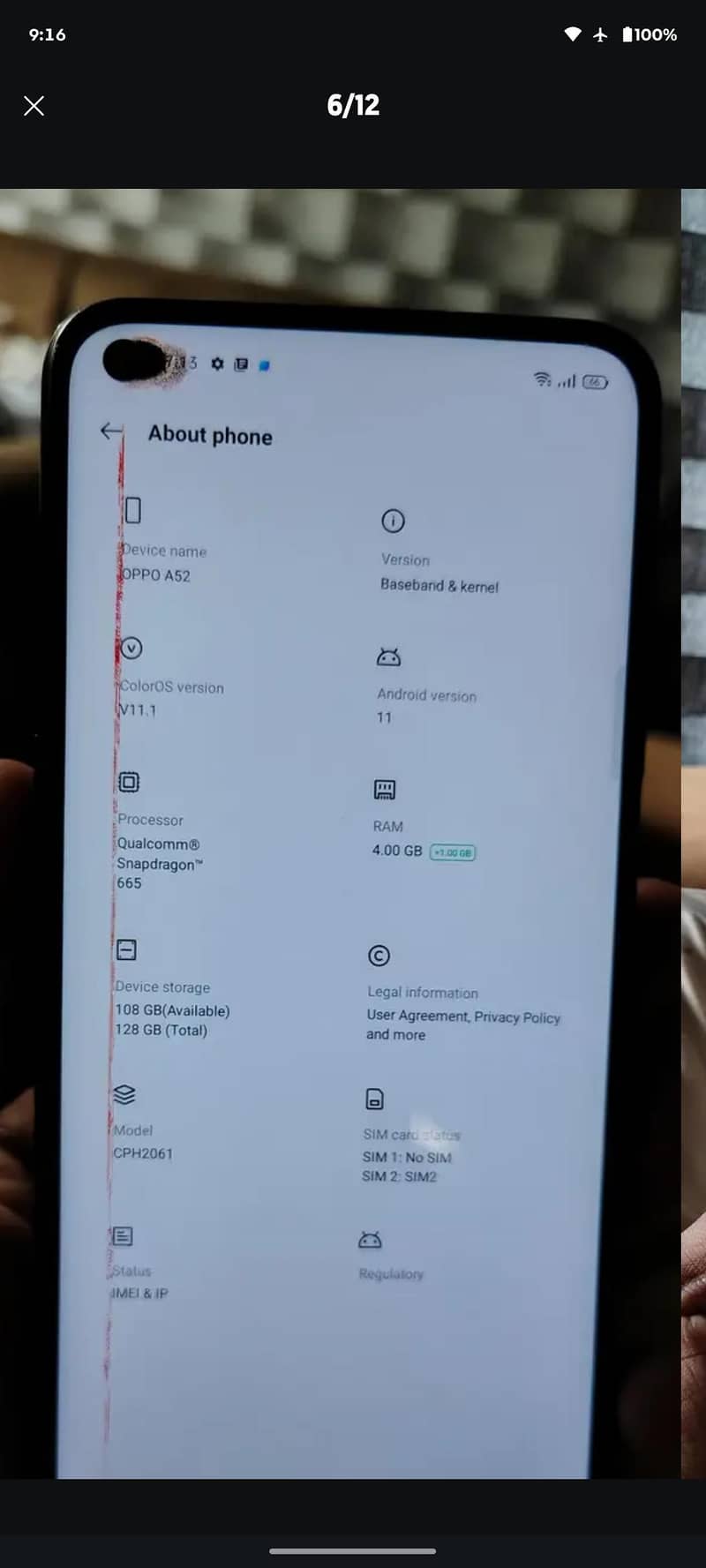 OPPO A52 9