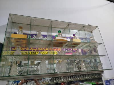 Glass small almari