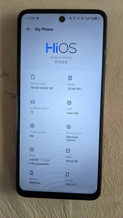 Tecno Spark 20C 4/128